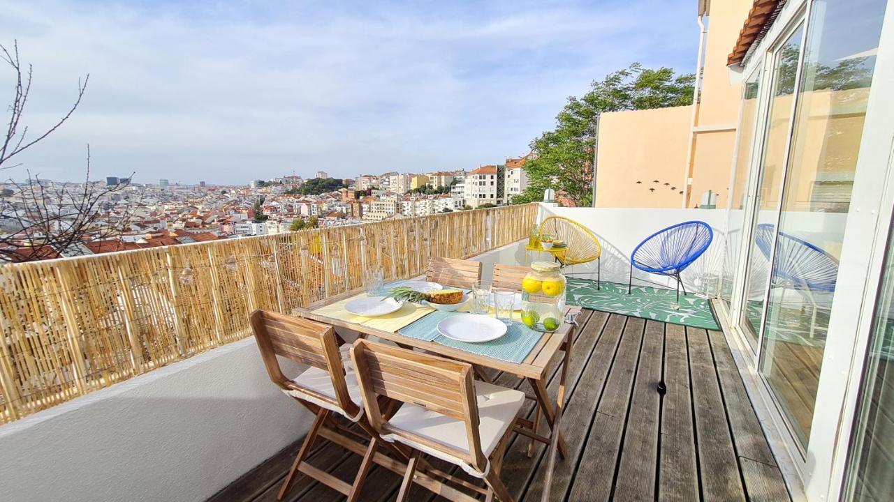 Happy Stay Lisbon - Suite With A View, Private Terrace & Ac ภายนอก รูปภาพ