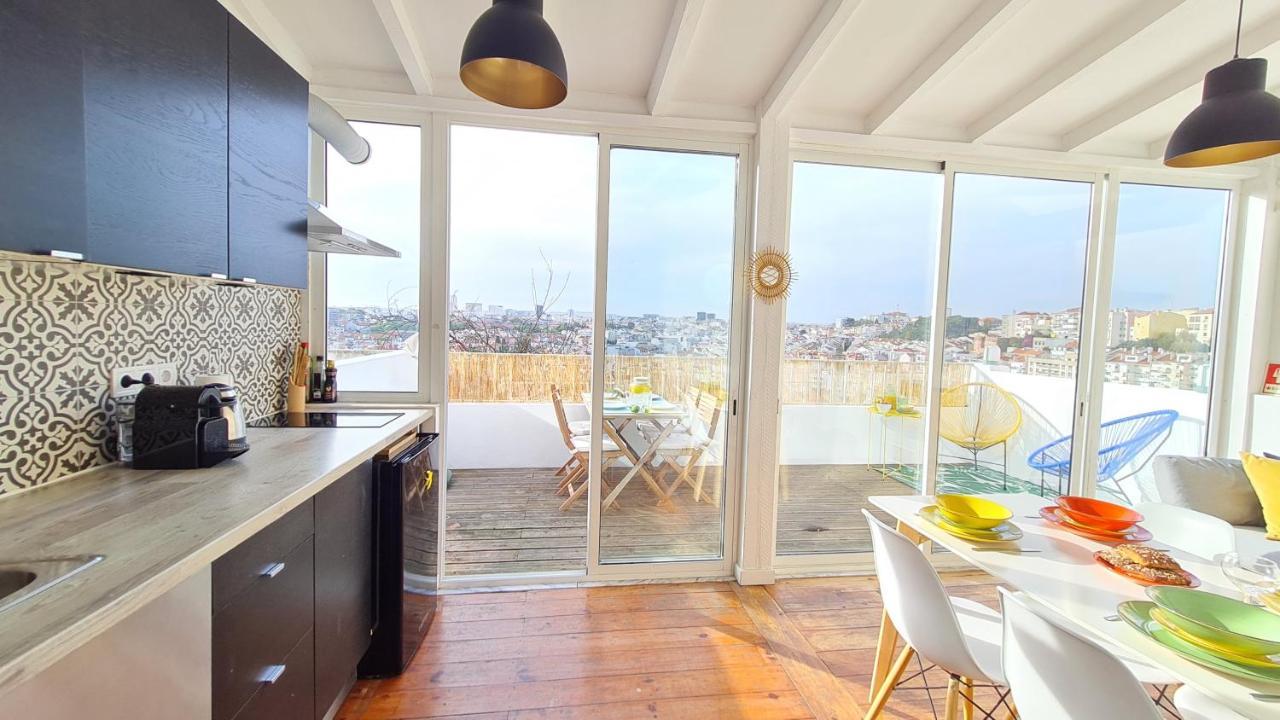 Happy Stay Lisbon - Suite With A View, Private Terrace & Ac ภายนอก รูปภาพ